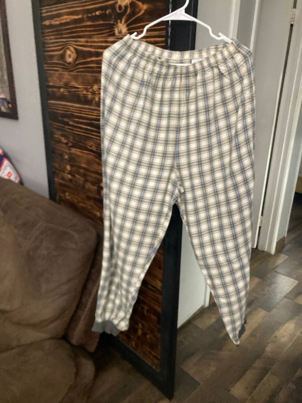 Erika Taylor Intimates Plaid Pajama Pants Size M